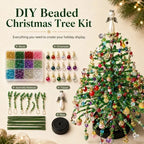 💥 Jusqu'à -50%✨ Kit de perles pour sapin de Noël à réaliser soi-même – Créez vos décorations scintillantes & personnalisées – Parfait pour un Noël créatif en famille 🎅
