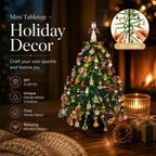 💥 Jusqu'à -50%✨ Kit de perles pour sapin de Noël à réaliser soi-même – Créez vos décorations scintillantes & personnalisées – Parfait pour un Noël créatif en famille 🎅