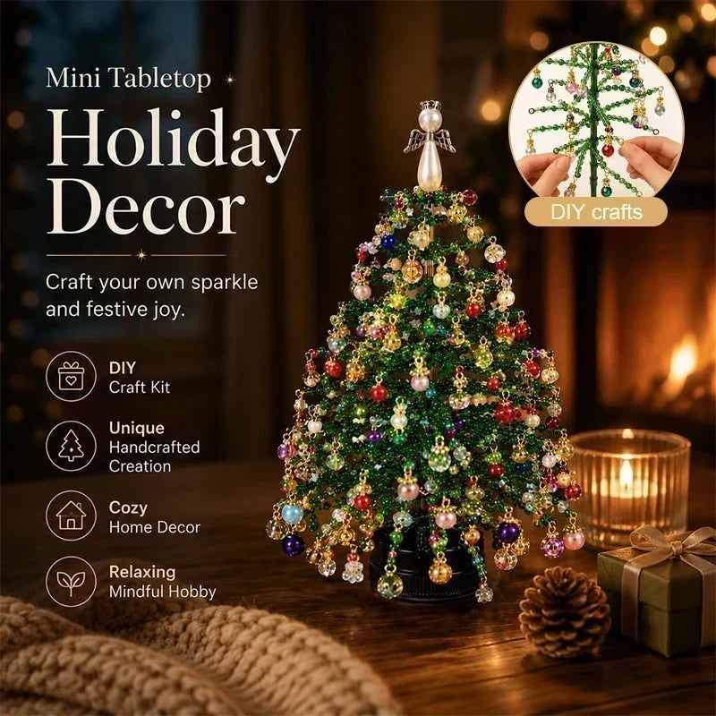 💥 Jusqu'à -50%✨ Kit de perles pour sapin de Noël à réaliser soi-même – Créez vos décorations scintillantes & personnalisées – Parfait pour un Noël créatif en famille 🎅