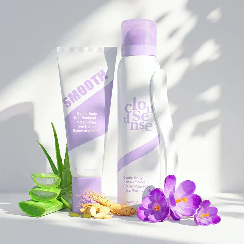 🌸 ⏳ Offre du jour : -50% | Duo de crème dépilatoire douce pour peaux sensibles