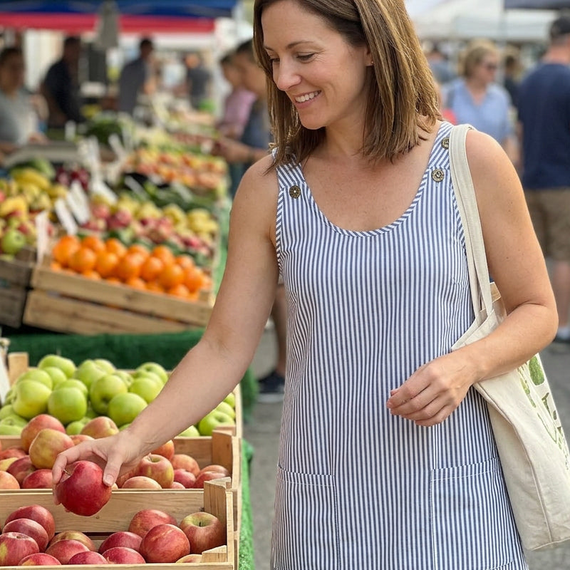 🌺Robe-combinaison décontractée à rayures et sans manches pour femme, avec bretelles réglables
