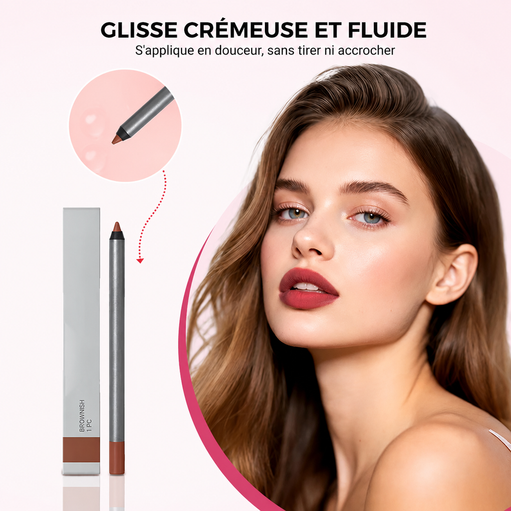 💋 -50% | Crayon à lèvres – Texture douce, application facile & contour parfaitement défini