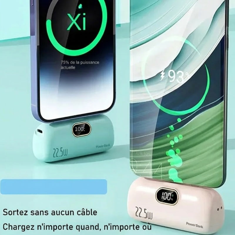 💐55% DE RÉDUCTION ! Batterie Externe Ultra-Mince – Glissez-la dans votre poche 👜✨【Offre Limitée】