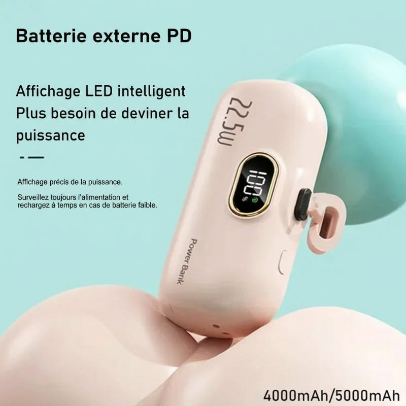 💐55% DE RÉDUCTION ! Batterie Externe Ultra-Mince – Glissez-la dans votre poche 👜✨【Offre Limitée】