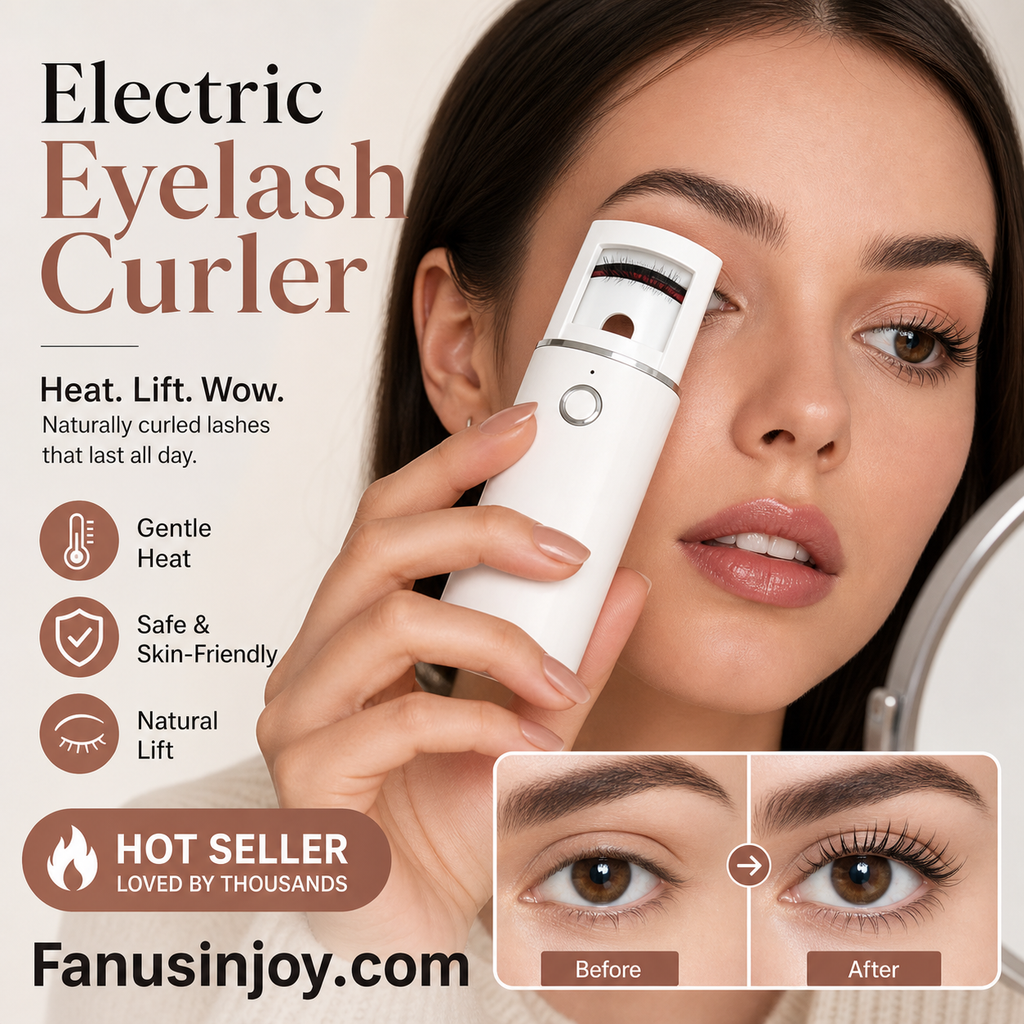 💖 ⏳ -50% | Recourbe-cils chauffant électrique rechargeable – Des cils naturellement recourbés