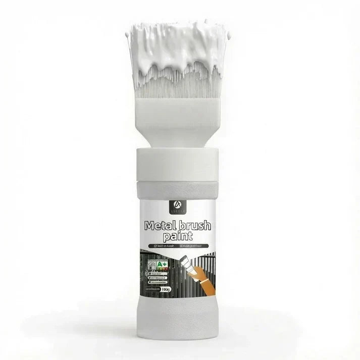 ✨Nouveauté✨Peinture argentée métallisée à l'eau avec pinceau intégré (50 % de réduction)