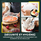 ✨🥗 -50% ! 💥Sacs de Conservation Fraîcheur – 100 PCS Réutilisables, PEHD/PEBD & Élastiques.