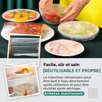 ✨🥗 -50% ! 💥Sacs de Conservation Fraîcheur – 100 PCS Réutilisables, PEHD/PEBD & Élastiques.