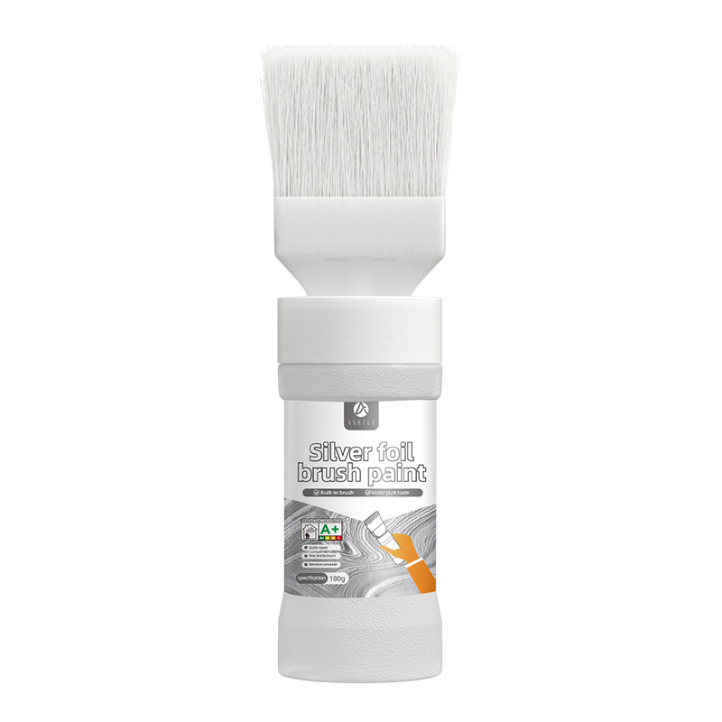 ✨Nouveauté✨Peinture argentée métallisée à l'eau avec pinceau intégré (50 % de réduction)