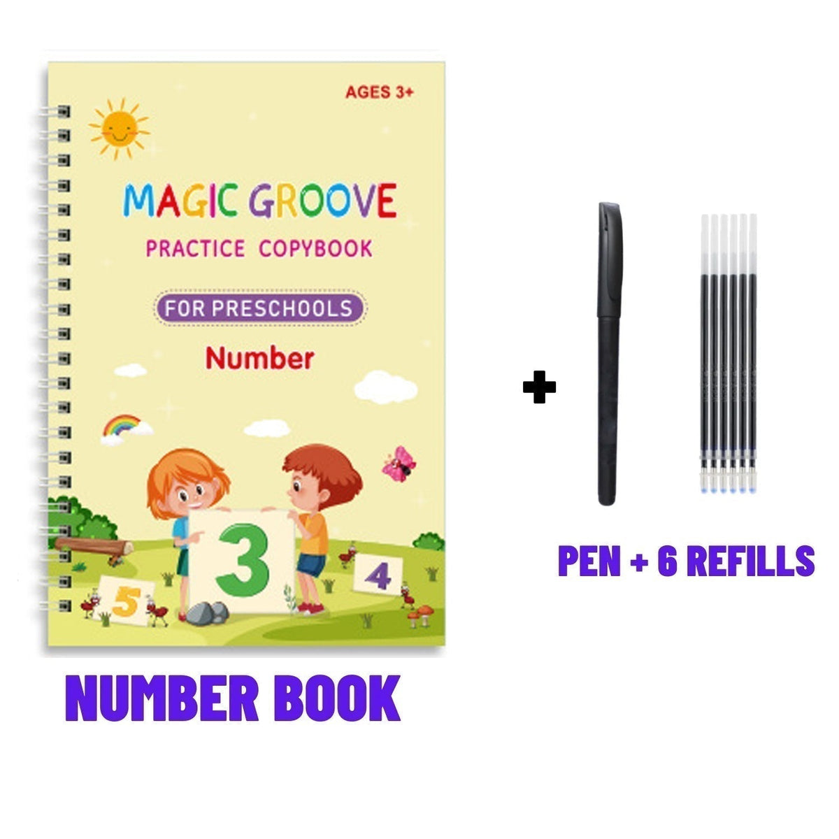 ✨✍️🪄 OFFRE LIMITÉE 50% DE RÉDUCTION! Cahier de Calligraphie Magique pour Enfants – Pages Réutilisables, Encre Effaçable, Traçage Amusant – Transforme l’Écriture en un Jeu Enchanté pour les Petits Apprentis 🌟