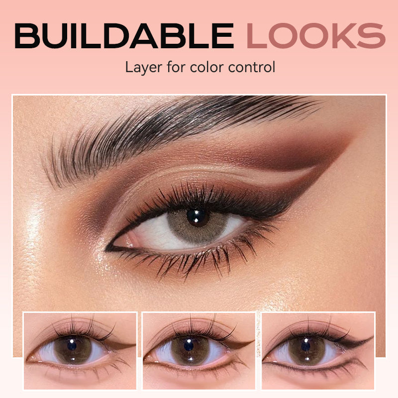 👁️ 🔥 -50% | Ombre à paupières & eyeliner 2-en-1 avec pinceau estompeur