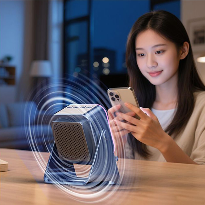 🔥 -60% POUR UNE DURÉE LIMITÉE 📱 Enceinte 5-en-1 à Induction avec Support Téléphone – Bluetooth 5.3, Éclairage 360° & Design Pliable
