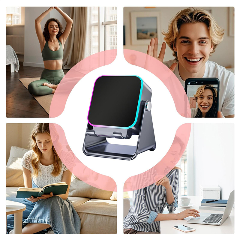 🔥 -60% POUR UNE DURÉE LIMITÉE 📱 Enceinte 5-en-1 à Induction avec Support Téléphone – Bluetooth 5.3, Éclairage 360° & Design Pliable
