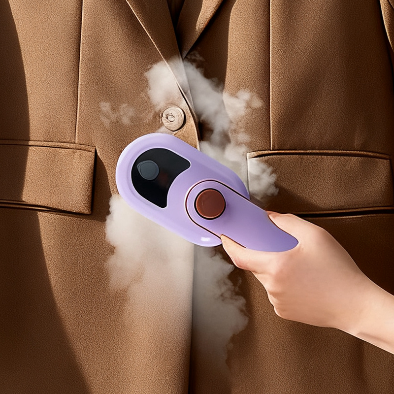 ✨ -40% aujourd’hui ! Votre défroisseur portable rotatif préféré💼👗Vêtements impeccables en 30 secondes – Même en vacances !