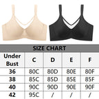 🏆 52% DE RÉDUCTION ! 💐Soutien-gorge élégant et transparent à couverture intégrale pour femmes rondes