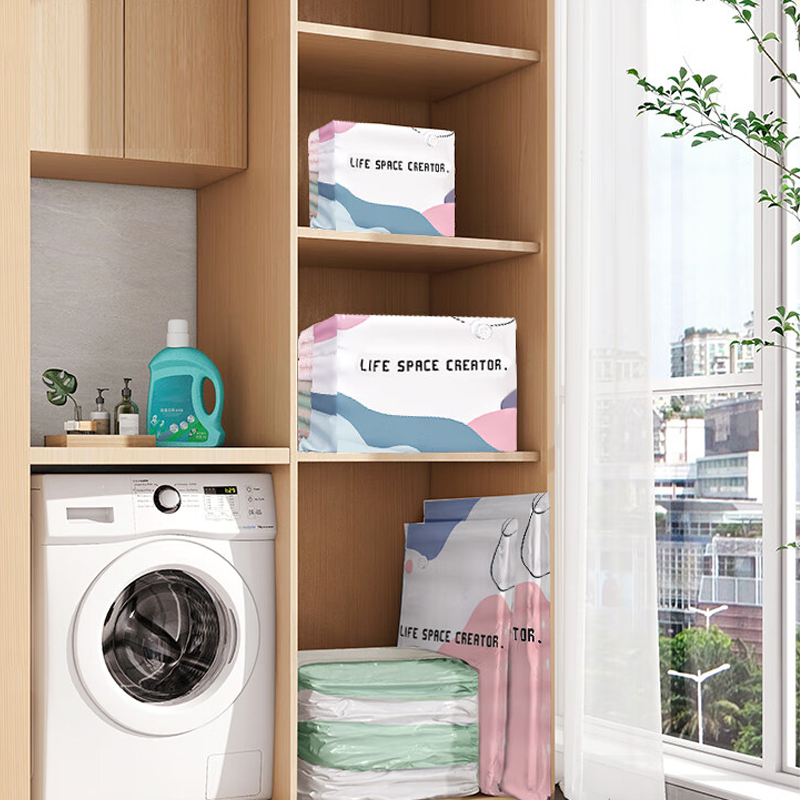 🧳 ACHETEZ 3, OBTENEZ 2 GRATUIT ! 💨 Grand Sac de Rangement Sous Vide Compressible – Sans Pompe, Étanche & Léger – Idéal pour Économiser de l’Espace dans les Valises ou à la Maison ✈️