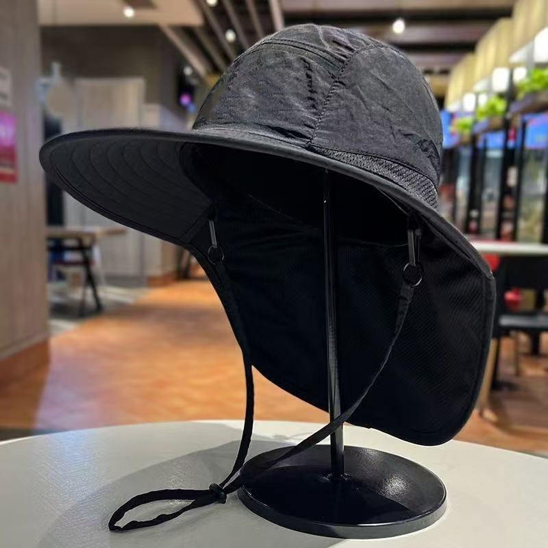 🧢✨☀️ PROMO -50% ! Casquette Solaire Anti-UV UPF 50+ – Respirante, Ajustable, Unisexe (Avec/Sans châle)