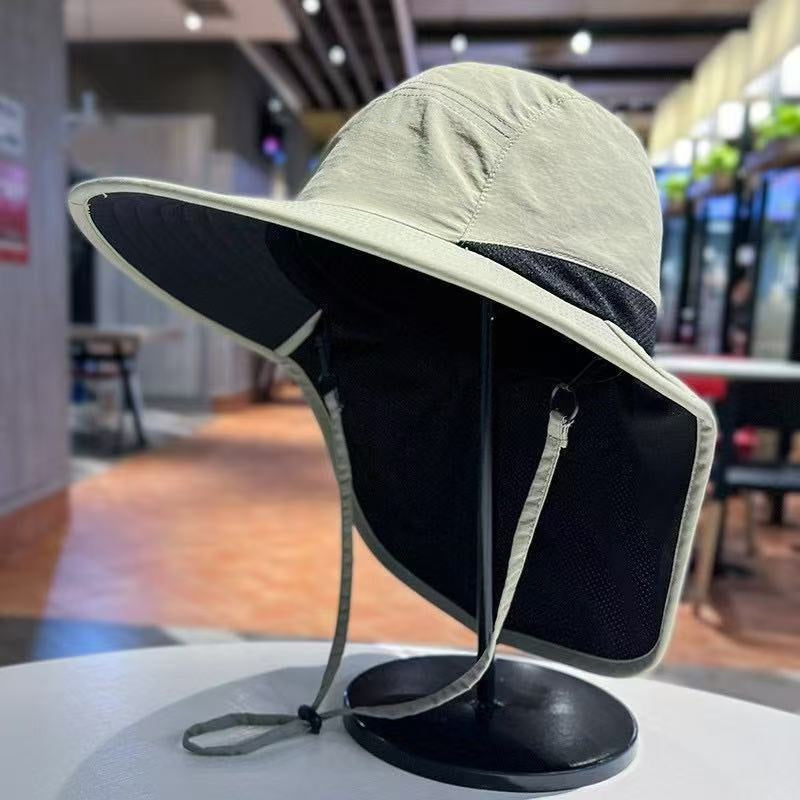 🧢✨☀️ PROMO -50% ! Casquette Solaire Anti-UV UPF 50+ – Respirante, Ajustable, Unisexe (Avec/Sans châle)