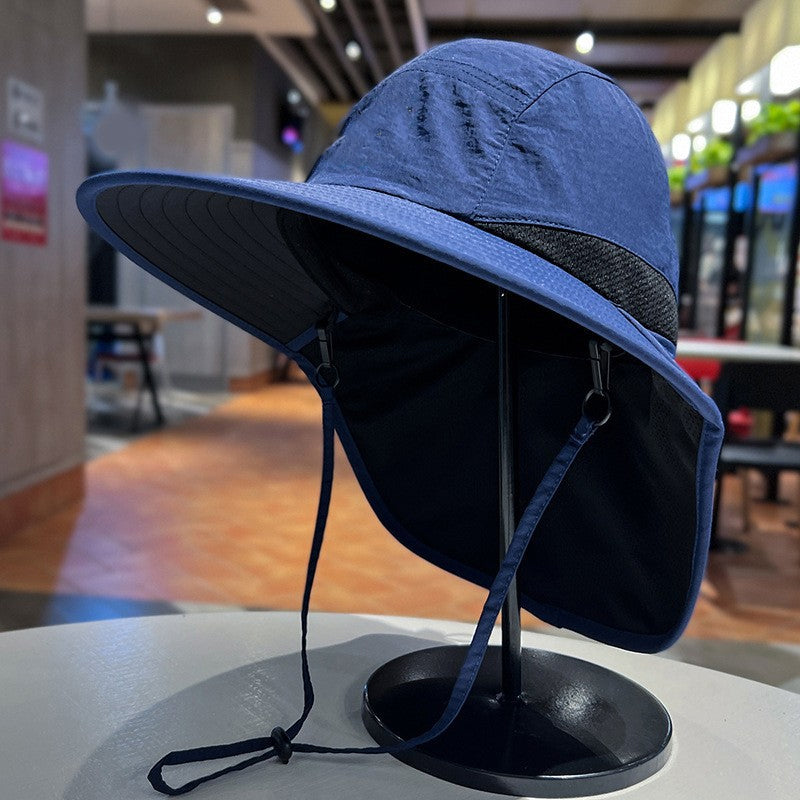 🧢✨☀️ PROMO -50% ! Casquette Solaire Anti-UV UPF 50+ – Respirante, Ajustable, Unisexe (Avec/Sans châle)