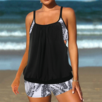 💨🔄OFFRE LIMITÉE -50% ! 🏊‍♀️Ensemble tankini et short – Coupe souple et tissu à séchage rapide, déplacez-vous librement dans l’eau.