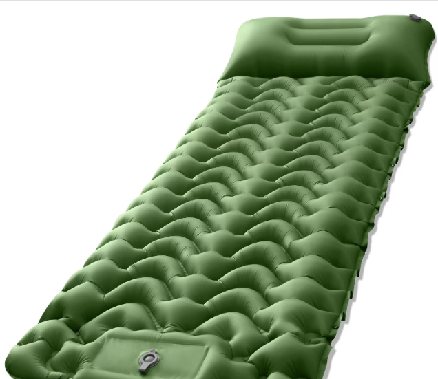 🛏️ 50% DE RÉDUCTION 🏕️ Coussin gonflable camping – Léger, compact & valve rapide – Confort ultime pour la tente ou le van – facile à transporter ⛺💤✨