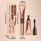 💖DERNIER JOUR : 1 acheté, 1 offert !💕 Teinture à sourcils BrowLuxe™ 4 couleurs à feuilles détachables 🌈 – Résistante à l'eau 💧, longue tenue (jusqu'à 3 mois !) ⏳ | Définition naturelle et look « sourcils sauvages » sans effort ✨