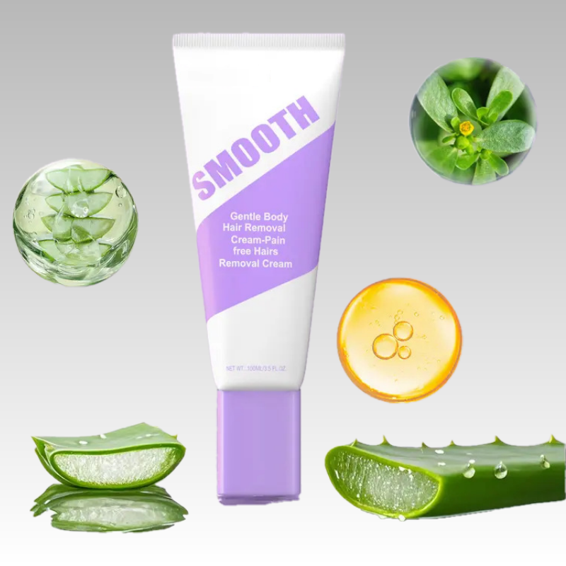 🔥Épilation Douce sans Douleur – Crème & Mousse Spécialement Formulées pour les Peaux Sensibles✨