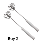 🥚🍰🎂 OFFRE LIMITÉE 56% DE RÉDUCTION! Batteur à Œufs Manuel Semi-Automatique en Acier Inoxydable – Fouette Œufs, Crème et Pâte en Secondes, Poignée Ergonomique – Parfait pour Gâteaux, Crêpes & Desserts Maison 🧁✨