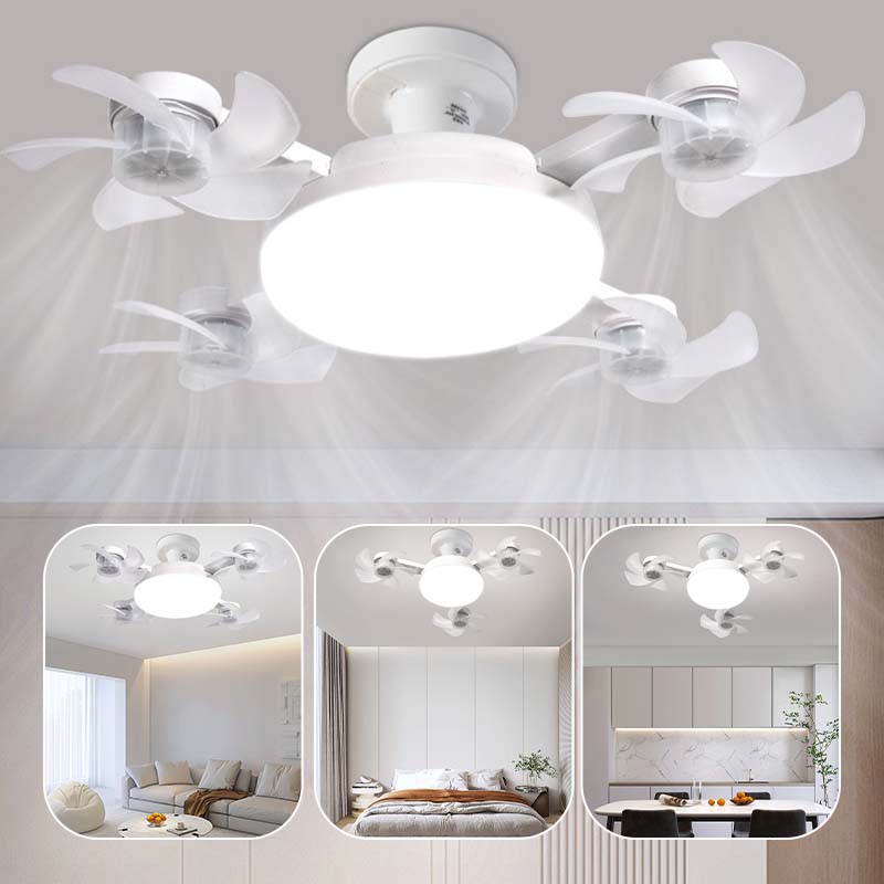 💡 50% DE RÉDUCTION – Ventilateur de Plafond avec Lumière LED – Pales Pliables, Télécommande, 3 Températures – Design Moderne & Économie d’Énergie 🌀