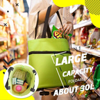 🛒🔥 Chariot de courses 2 en 1 pliable léger et résistant, transport facile pour supermarché et déplacement quotidien ✨
