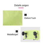 🛒🔥 Chariot de courses 2 en 1 pliable léger et résistant, transport facile pour supermarché et déplacement quotidien ✨