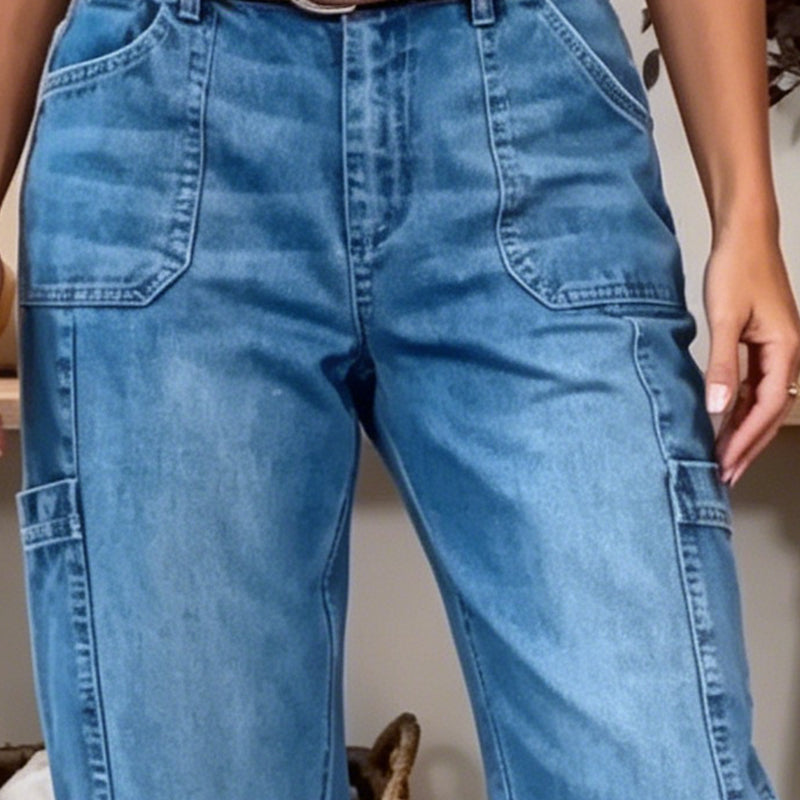 🎉 Soldes 2026 — Plus de 38 000 vendus 👖 Jean Court Barrel Décontracté Femme 🌿