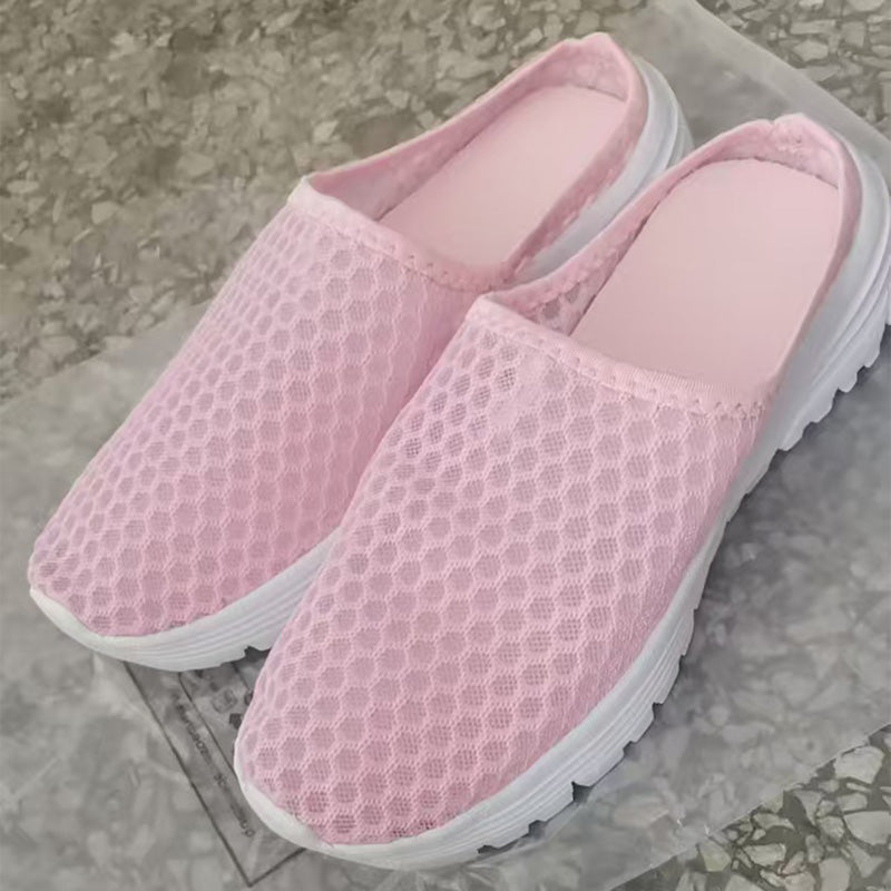 Mules en maille confortables et respirantes