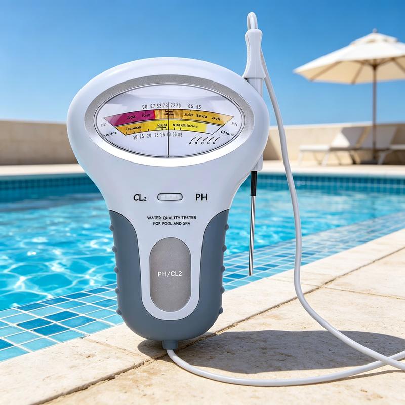 🔬50% DE RÉDUCTION💧Testeur 2-en-1 pH & Chlore – Mesures précises pour eau cristalline – Idéal pour piscine ou spa – rapide, fiable et facile à utiliser 🏊✨