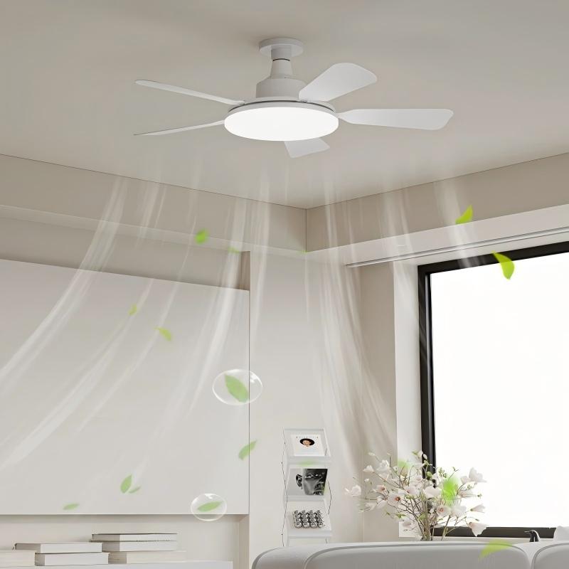 🏆 Dernier jour des soldes : 57% de réduction 🔥 Lampe-Ventilateur LED SmartBreez 40W — 20,5, ultra-silencieuse avec télécommande 🎯 | Idéale pour la chambre 😴, la cuisine 👩‍🍳 et le garage