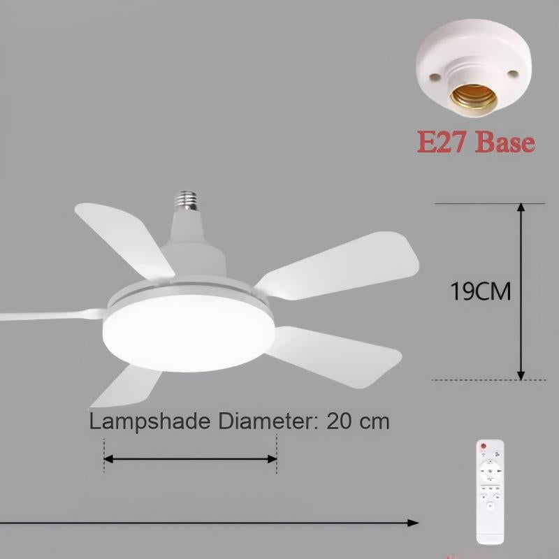 🏆 Dernier jour des soldes : 57% de réduction 🔥 Lampe-Ventilateur LED SmartBreez 40W — 20,5, ultra-silencieuse avec télécommande 🎯 | Idéale pour la chambre 😴, la cuisine 👩‍🍳 et le garage
