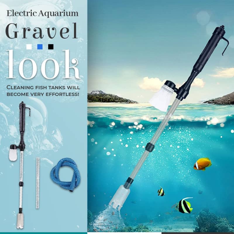 🔥 50 % DE RÉDUCTION ! 🐠 Nettoyeur Électrique de Gravier pour Aquarium | Aspirateur de Fond Multifonction