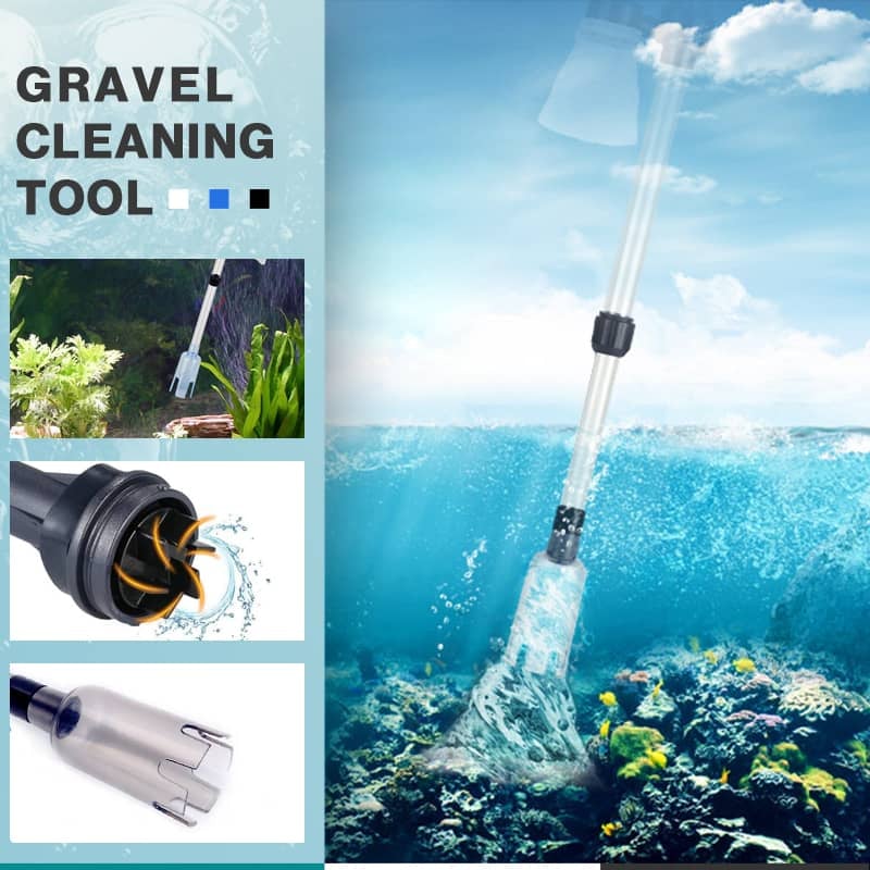 🔥 50 % DE RÉDUCTION ! 🐠 Nettoyeur Électrique de Gravier pour Aquarium | Aspirateur de Fond Multifonction
