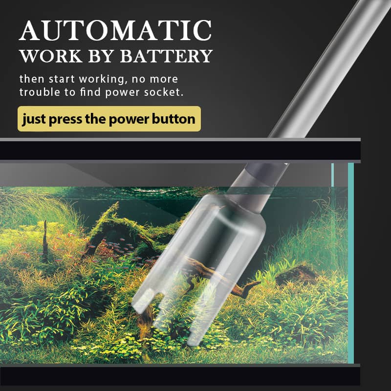 🔥 50 % DE RÉDUCTION ! 🐠 Nettoyeur Électrique de Gravier pour Aquarium | Aspirateur de Fond Multifonction