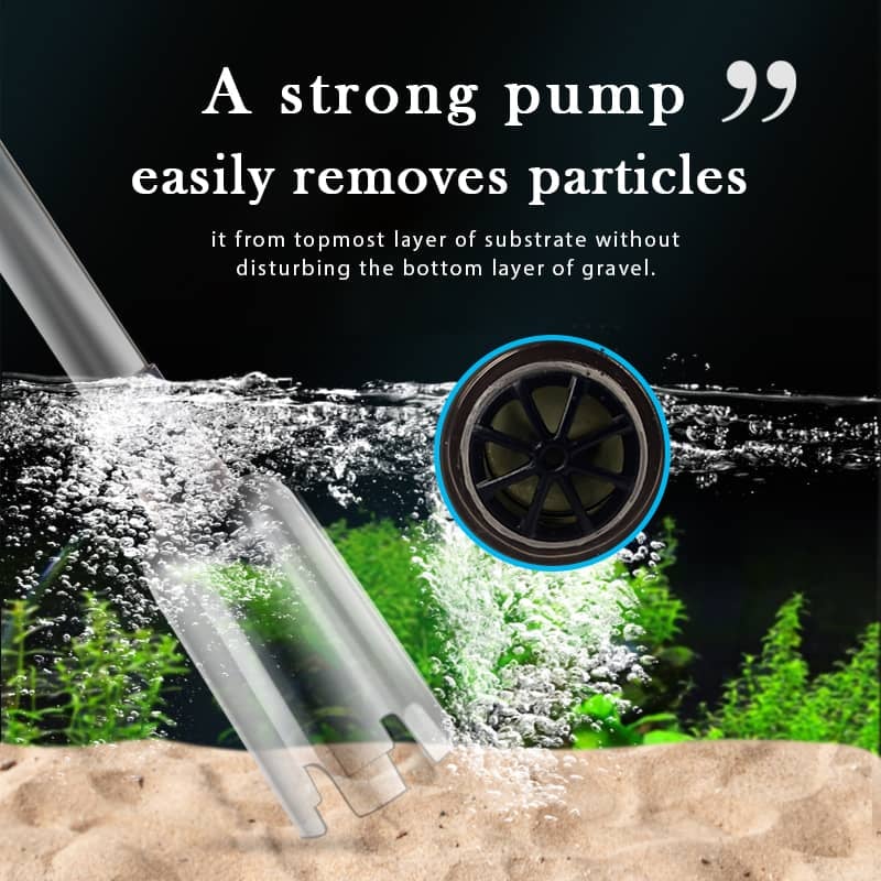 🔥 50 % DE RÉDUCTION ! 🐠 Nettoyeur Électrique de Gravier pour Aquarium | Aspirateur de Fond Multifonction
