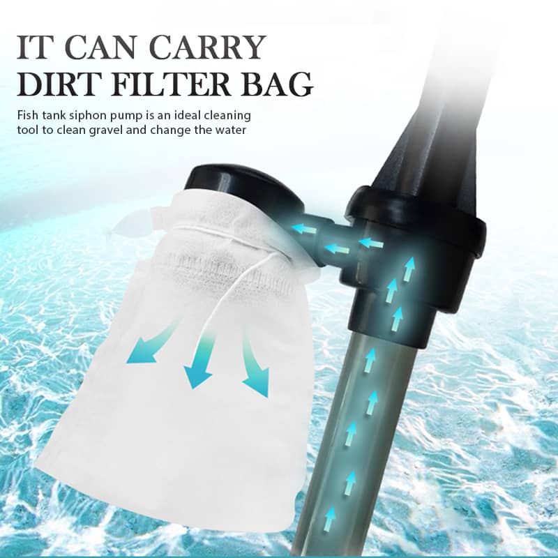 🔥 50 % DE RÉDUCTION ! 🐠 Nettoyeur Électrique de Gravier pour Aquarium | Aspirateur de Fond Multifonction