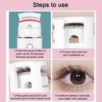 💖 ⏳ -50% | Recourbe-cils chauffant électrique rechargeable – Des cils naturellement recourbés