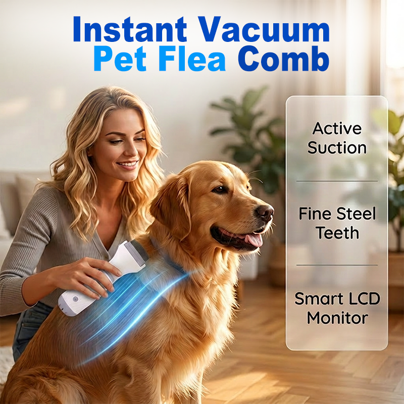 🐶🐱Peigne Électrique Anti-Puces Efficace et Sans Danger pour Chiens & Chats
