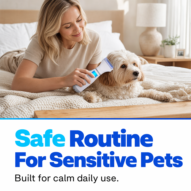 🐶🐱Peigne Électrique Anti-Puces Efficace et Sans Danger pour Chiens & Chats