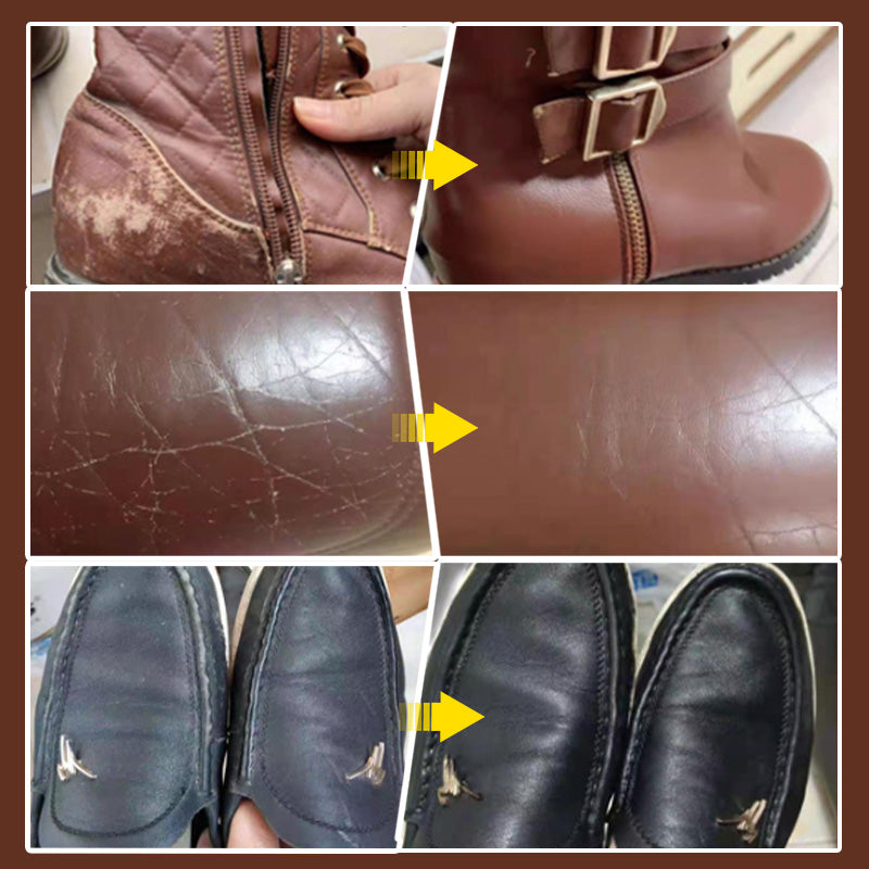 👟🛋️ Peinture pour cuir tout-en-un — Répare et recolore, 11 couleurs, redonnez vie aux chaussures, canapés, voitures et sacs, le kit complet pour effacer les traces du temps sans changer vos meubles 🎨🧰