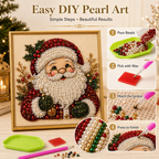 🎄 59% DE RÉDUCTION | Kit Créatif de Noël en Perles & Strass – 5 Motifs Festifs