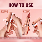 💄💕Rouge à Lèvres Mat Longue Tenue 24h – Résistant, Non Transférable & Confort Absolu