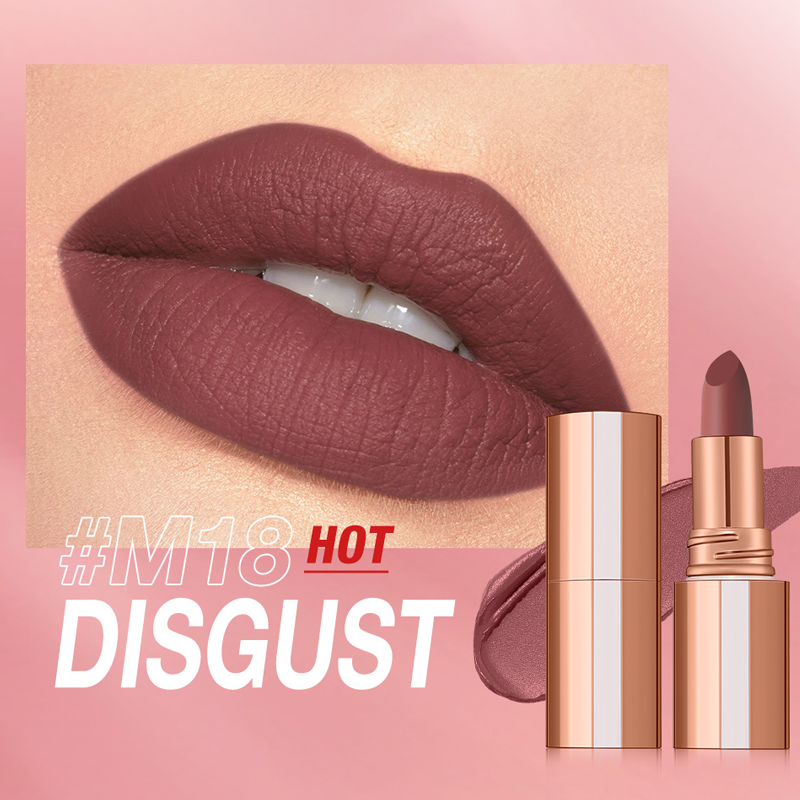 💄💕Rouge à Lèvres Mat Longue Tenue 24h – Résistant, Non Transférable & Confort Absolu