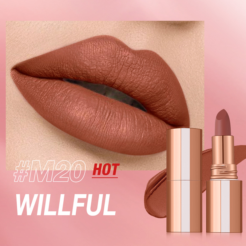 💄💕Rouge à Lèvres Mat Longue Tenue 24h – Résistant, Non Transférable & Confort Absolu