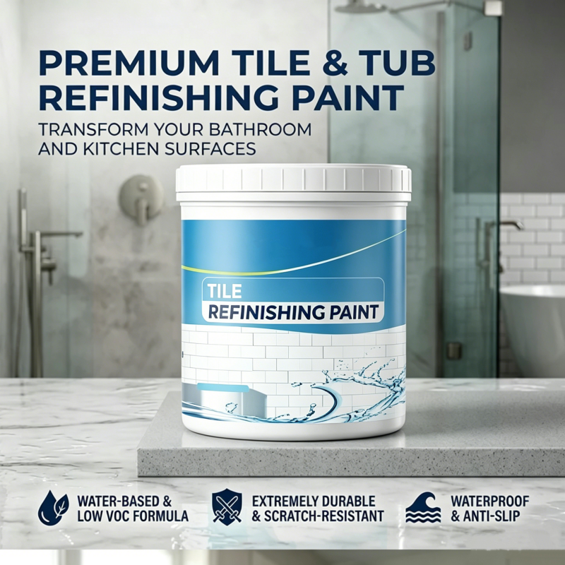🛁 -50% | Kit de rénovation pour carrelage et baignoire – Finition durable et facile à appliquer🫧